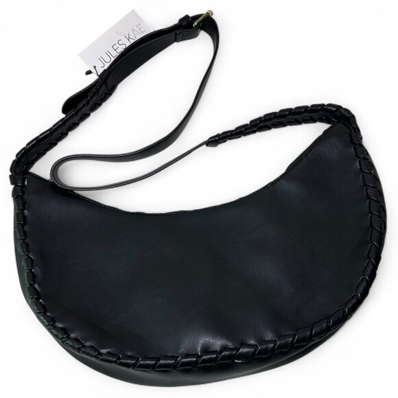 Jules Kae Black Shoulder Bag - Picture 1 of 16
